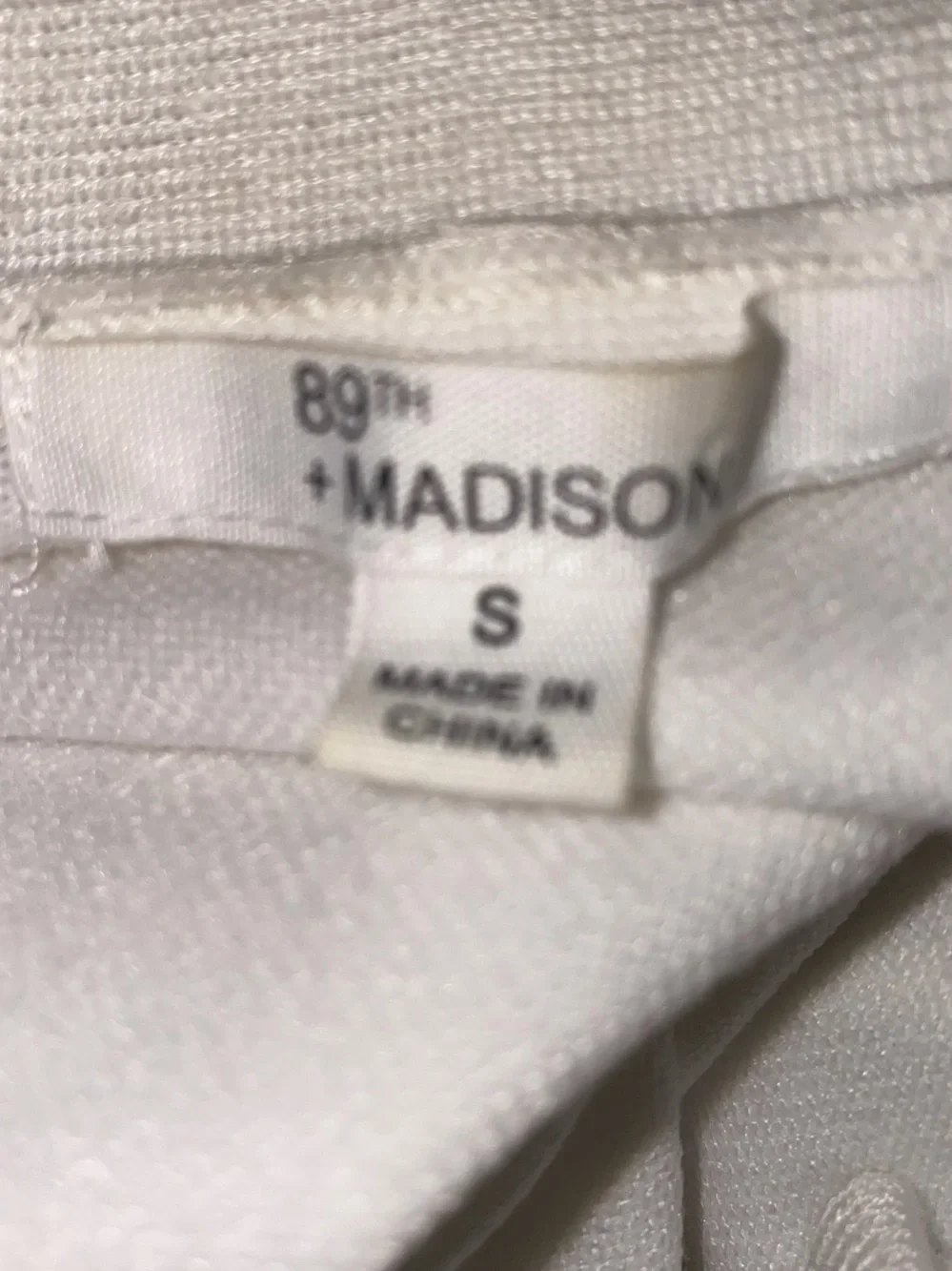 Madison White Ruffle-Edge Open Cardigan - Picture 3 of 4